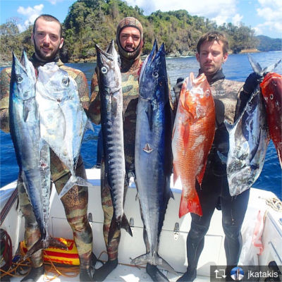 Spearfishing - Hannibal Lodge Panama adventure hostel adventure hotel